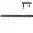 Suport magnetic pentru cutite, 60 cm, cu 6 carlige agatare, Hendi