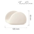 Suport pentru servetele Fine Dine, Crema/Perla