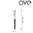 Furculita pentru friptura Corfu, OVE, 205 mm, set de 6 buc.