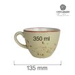 Ceașcă Cappuccino Olive 350 ml Fine Dine 
