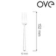 Furculiță de patiserie Amarone, OVE, 152 mm