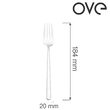 Furculiță de desert Amarone, OVE, 184 mm