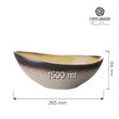 Bol oval Topaz, 240mm Fine Dine 