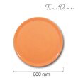 Farfurie pentru pizza speciala portocalie, Hendi, ø330 mm