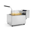 Friteuza electrica profesionala, 8 litri, 3500W, Hendi Mastercook digitala, termostat reglabil 0-190 gr C, corp inox, 30x45.5x(H)34.5 cm