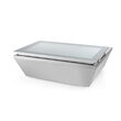 Vitrina de prezentare pentru inghetata, 77 lt, -18/-25 gr C, corp inox, ARKTIC by Hendi, 867x735x(H)373mm, Clasa energetica E