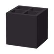 Suport pentru tacamuri Madeira Black 150x150x150 mm Fine Dine 