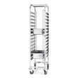 Carucior debarasare tavi, capacitate 15 tavi x GN 1/1(530x325mm), inox, 615x450x(H)1695 mm, Hendi