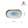 Farfurie ovală Galaxy, 300 x 160 mm Fine Dine 