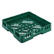 Cos pentru masina de spalat vase,  1 compartiment, Verde 500x500x(H)45 mm Amerbox 
