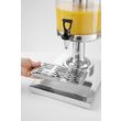 Dispenser suc 8 lt, suport inox, container din policarbonat, Hendi, robinet antipicurare, 260x360x(h)560 mm