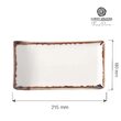 Farfurie de servire Vanilla, 215x180 mm Fine DIne 