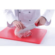 Cutitul bucatarului, lama inox 18 cm , lungime cutit 32 cm, maner rosu, Hendi, respecta normele de igiena HACCP