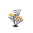 Suport pentru 3 pungi cartorfi prajiti / chips-uri 270x270x(H)280 mm, Hendi