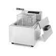 Friteuza electrica profesionala, 8 litri, 3500W, Hendi Mastercook digitala, termostat reglabil 0-190 gr C, corp inox, 30x45.5x(H)34.5 cm