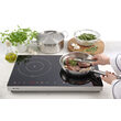 Plita dubla cu inductie profesionala, 3500W, control digital incorporat in suprafata din sticla ceramica, termostat 60-240°C, timer 0-180 min, functie boost, corp inox, ?Hendi Display Line, 608x370x(H)61 mm?