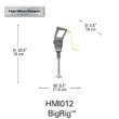 Blender cu imersie HMI021-CE BigRig™ 1000x216 mm, Hamilton Beach Commercial