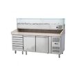 Masa pizza profesionala, cu 2 usi 7 sertare 280 L inox, ARKTIC by Hendi interval temperatura -2/+8 gr C 250 W 2020x800x(H)875 mm