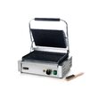 Contact grill Panini, profesional, Hendi, 2200W, partea superioara si cea inferioara striate, din fonta cu invelis ceramic, suprafata grill 340 x 230 mm