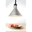 Lampa de caldura conica, argintie ø275x(H)250 mm, 230V, 250W