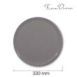 Farfurie pentru pizza speciala gri,Hendi, ø330 mm