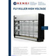 Capcana insecte - voltaj mare 2000-2500V - acoperire 150 mp - Hendi - 640x90x(H)360 mm