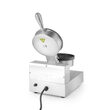Aparat vafe/waffles rotunde Hendi, diametru 19cm, 1000w, timer, termostat reglabil, 2500x3800x(h)5900mm