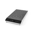 Plita dubla cu inductie profesionala, 3500 W, control digital, termostat 35-240°C, timer 0-180 min, corp inox, Hendi, 300x580x(h)64 mm