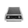 Plita cu inductie profesionala, Hendi Profi Line, model 7000 D ,putere 2x3500 W, control digital, corp inox, 40,5 cm x69,8 cm x14,5 cm inaltime