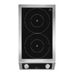 Plita cu inductie profesionala, Hendi Profi Line, model 7000 D ,putere 2x3500 W, control digital, corp inox, 40,5 cm x69,8 cm x14,5 cm inaltime