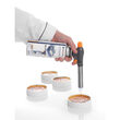 Set promotional arzator profesional Creme-Brulee + butelie gaz 200gr, poate fi utilizat din orice unghi, aprindere piezo-electrica, Hendi