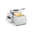 Friteuza electrica profesionala, 8 litri, 3500W, Hendi Mastercook digitala, termostat reglabil 0-190 gr C, corp inox, 30x45.5x(H)34.5 cm