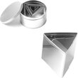 Set triunghiular pentru taiere aluat, Hendi, 6 buc, inox, marimi diferite, inaltime forma 50 mm
