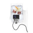 Aparat Sous-Vide Plus IPX7, capacitate pana la 80L, 2200 KW, optiune conectare Wi-Fi la aplicatie Android sau IOS cu 600 retete preincarcate, temperatura de la 5°C la 99°C, pas de 0.07°C, display digital cu ecran tactil de 4 inch, 130x145x(H)330 mm