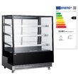 Vitrina frigorifica de prezentare interval temp. 2/6?C, 490 W corp inox, ARKTIC by Hendi, 1200x805x(H)1445 mm, 650 Litri, Clasa energetica C