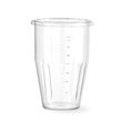 Milkshaker 1 lt, 180 W, Inox, 2 pahare si 6 discuri amestecare incluse, motorul puternic rote?te tija la 15000 rpm capacitate pahar 1000 ml, 170x170x(h)520 mm