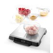 Cantar de bucatarie, inox, 15kg cu precizie de ±1g, 266x269x(H)34mm