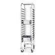 Carucior debarasare tavi, capacitate 15 tavi x GN 1/1(530x325mm), inox, 615x450x(H)1695 mm, Hendi