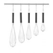 Tel bucatarie tip French, 8 fire rigide si groase din inox, cu maner Nylon, 40 cm