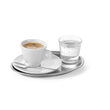 Tava ovala pentru cafea, aperitive, prajituri, 200x140 mm, inox, Hendi