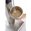 Milkshaker 1 lt, 180 W, Inox, 2 pahare si 6 discuri amestecare incluse, motorul puternic rote?te tija la 15000 rpm capacitate pahar 1000 ml, 170x170x(h)520 mm