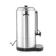Percolator / cafetiera profesionala, 6lt, Hendi, cu pereti dubli din inox, 1500W, diam. 241x (H)480 mm, robinet anti-picurare, temperatura ajustabila pana la 100 C, filtru incorporat pentru cafea macinata