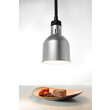 Lampa de incalzire cilindrica, argintie ø175x(H)250