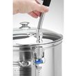Aparat profesional pentru producere bere, capacitate 40 l, 2500 W,  diametru 400x (H) 630 mm, panou digital, inox AISI 304, operare manuala sau automata, memorie salvare retete