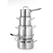 Set 4 oale profesionale + 4 capace + 1 tigaie inox, Kurt Scheller Edition, Hendi, inox 18/10