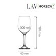 Pahar de vin Valencia 300 ml, LAV 