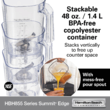 Blender cu protectie fonica Summit® Edge HBH855-CE, Hamilton Beach Commercial