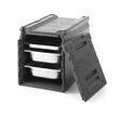 Cutie termoizolanta cu capac, 128 litri, tip thermobox, Hendi, ideala pentru transport catering, 9x 600x400 mm