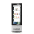 Vitrina frigorifica de prezentare interval temp. 2?/6?C, 500 W, corp inox, ARKTIC by Hendi, 850x650x(H)1908 mm, Clasa energetica C