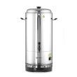Percolator / cafetiera profesionala, 6lt, Hendi, cu pereti dubli din inox, 1500W, diam. 241x (H)480 mm, robinet anti-picurare, temperatura ajustabila pana la 100 C, filtru incorporat pentru cafea macinata
